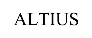 ALTIUS trademark