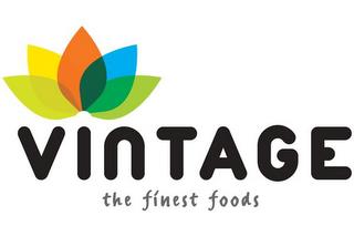 VINTAGE THE FINEST FOODS trademark