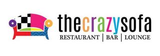 THE CRAZY SOFA RESTAURANT | BAR | LOUNGE trademark