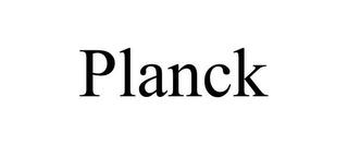 PLANCK trademark