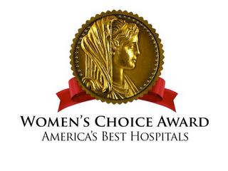 WOMEN'S CHOICE AWARD AMERICA'S BEST HOSPITALS trademark