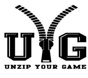 UYG UNZIP YOUR GAME trademark