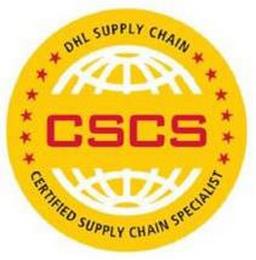 CSCS DHL SUPPLY CHAIN CERTIFIED SUPPLY CHAIN SPECIALIST trademark