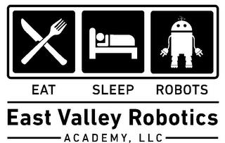 EAT SLEEP ROBOTS EAST VALLEY ROBOTICS ACADEMY, LLC trademark