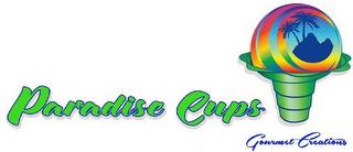 PARADISE CUPS GOURMET CREATIONS trademark