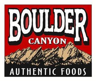 BOULDER CANYON AUTHENTIC FOODS trademark