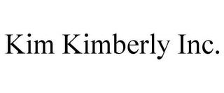 KIM KIMBERLY INC. trademark