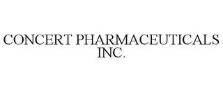 CONCERT PHARMACEUTICALS INC. trademark