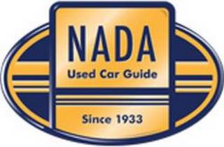 NADA USED CAR GUIDE SINCE 1933 trademark