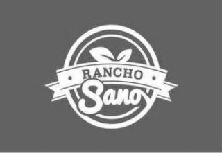 RANCHO SANO trademark