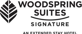 WOODSPRING SUITES SIGNATURE AN EXTENDED STAY HOTELSTAY HOTEL trademark