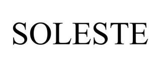 SOLESTE trademark