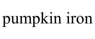 PUMPKIN IRON trademark