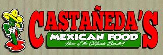 CASTAÑEDA'S MEXICAN FOOD HOME OF THE CALIFORNIA BURRITO!! trademark