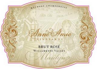 ANNE AMIE VINEYARDS BRUT ROSÉ WILLAMETTE VALLEY MARILYN trademark