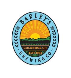 BARLEY'S BREWING CO COLUMBUS, OH ESTD 1992 trademark