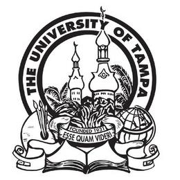 THE UNIVERSITY OF TAMPA FOUNDED 1931 ESSE QUAM VIDERI trademark