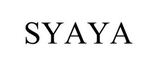 SYAYA trademark