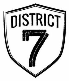 DISTRICT 7 trademark