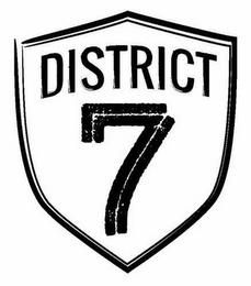 DISTRICT 7 trademark