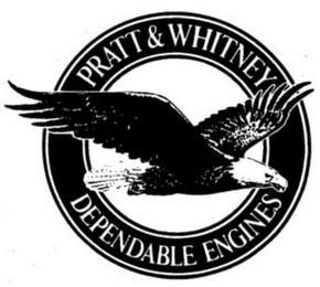 PRATT & WHITNEY DEPENDABLE ENGINES trademark