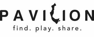 PAVILION FIND PLAY SHARE trademark