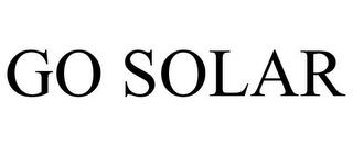 GO SOLAR trademark