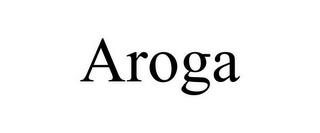 AROGA trademark