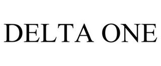 DELTA ONE trademark