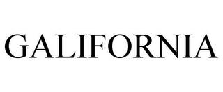 GALIFORNIA trademark