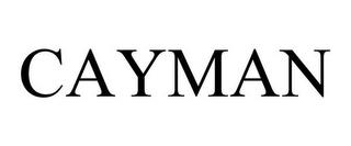 CAYMAN trademark