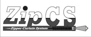 ZIP CS ZIPPER CURTAIN SYSTEM trademark