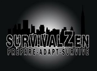 SURVIVAL ZEN PREPARE ADAPT SURVIVE trademark