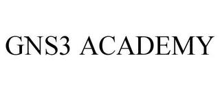 GNS3 ACADEMY trademark