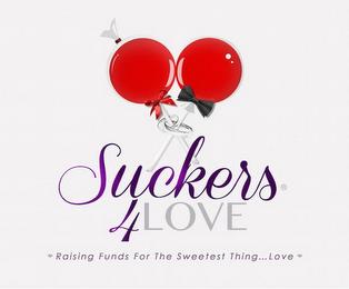 SUCKERS 4 LOVE RAISING FUNDS FOR THE SWEETEST THNING...LOVE trademark