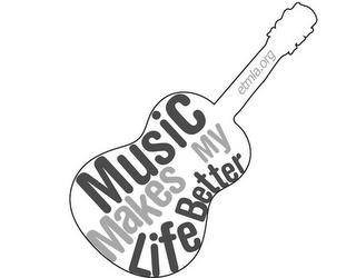 MUSIC MAKES MY LIFE BETTER ETMLA.ORG trademark