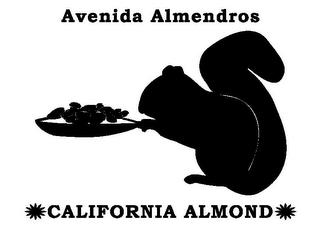 AVENIDA ALMENDROS CALIFORNIA ALMOND trademark