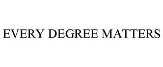 EVERY DEGREE MATTERS trademark