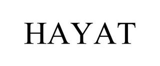 HAYAT trademark