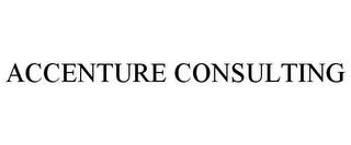 ACCENTURE CONSULTING trademark