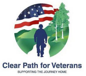 CLEAR PATH FOR VETERANS SUPPORTING THE JOURNEY HOME trademark