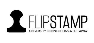 FLIPSTAMP UNIVERSITY CONNECTIONS A FLIP AWAY trademark