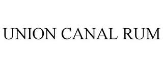 UNION CANAL RUM trademark