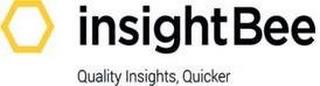 INSIGHTBEE QUALITY INSIGHTS, QUICKER trademark