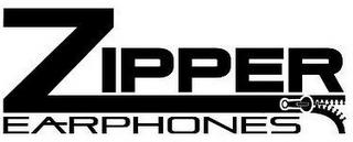 ZIPPER EARPHONES trademark