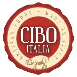 CIBO ITALIA ARTISAN FOODS · MADE IN ITALYY trademark