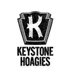 K KEYSTONE HOAGIES trademark