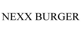 NEXX BURGER trademark