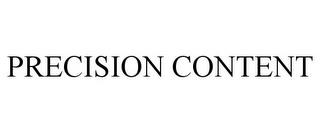 PRECISION CONTENT trademark