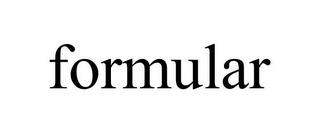 FORMULAR trademark